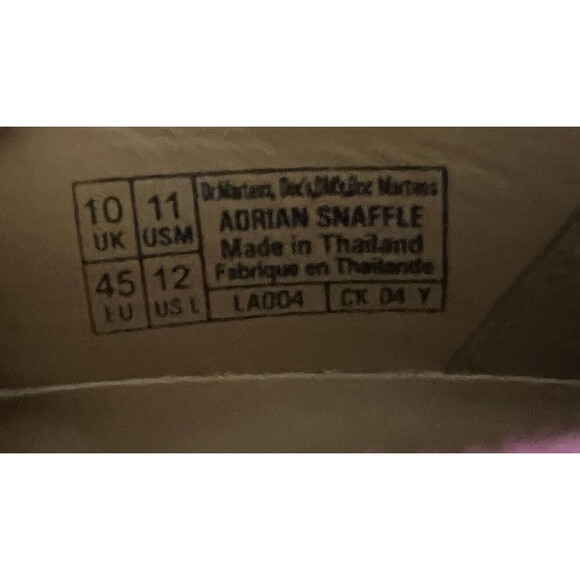 Dr. Martens Adrian Snaffle Repello Emboss Suede Kiltie Loafers Pink Men's 11 - Picture 7 of 7